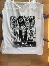 Image 1 of tuxedo cat t shirt