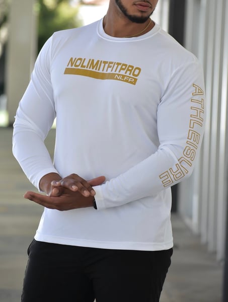 Image of ATHLEISURE LONG SLEEVE WHITE 
