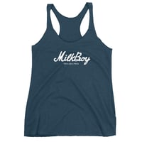 Image 2 of Women's Racer Back Tank Indigo