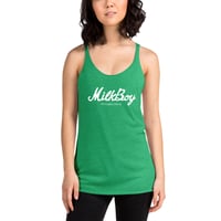 Image 3 of Women's Racer Back Tank Kelly Green