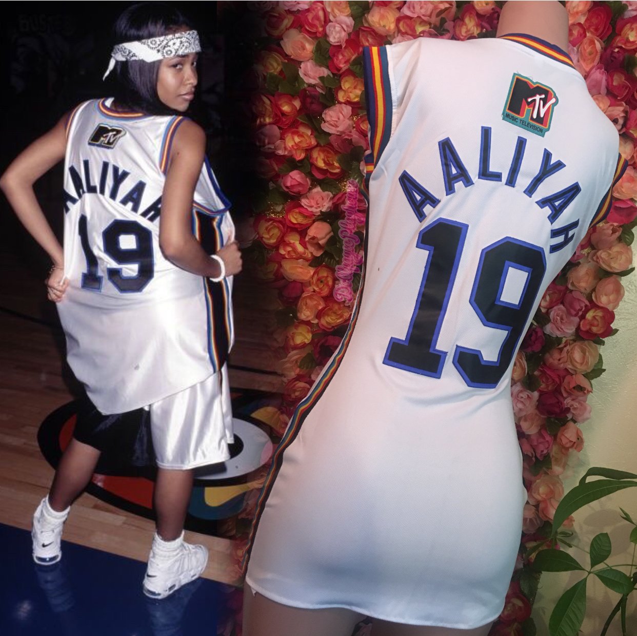 Aaliyah Brick Layers Throwback Jersey 