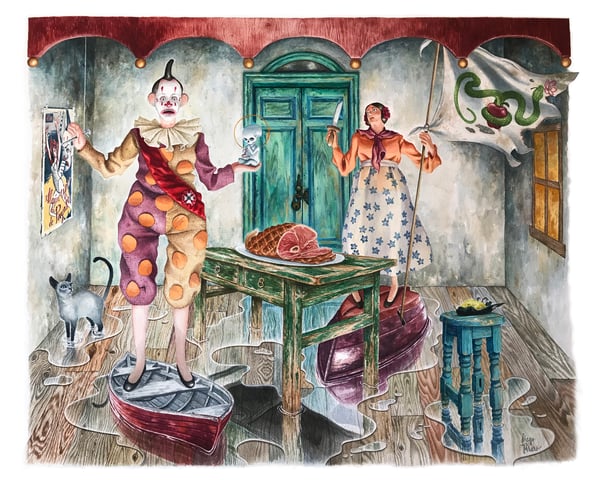 Image of Reino de Payaso (Clown Kingdom) Print