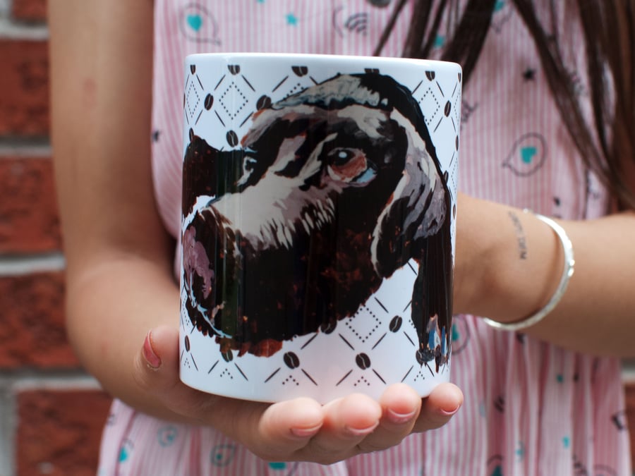 Image of Dog brownie coffee mug