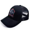 Whiskey Label Trucker Hat (black)