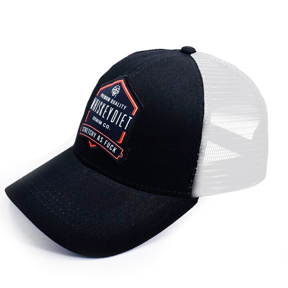 whiskey trucker hat