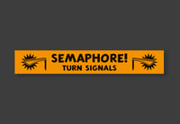 Image 1 of Semaphore Turn Signals magnet or sticker