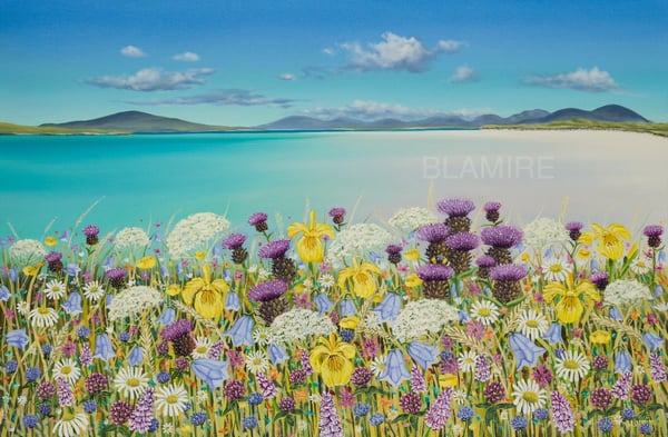 Image of Summer Clachan Sands Uist print