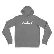 Image of PAINT Hoodie, Grey (white or red lettering available)