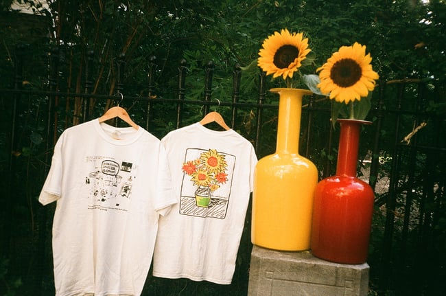 WHITE "WHAT WOULD VINCENT THINK?" T-SHIRT