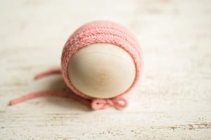 Image of {New!} Twisted Rib Border Special Bonnet