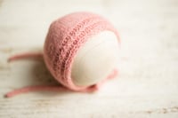 Image 1 of {New!}  Twisted Rib Border Special Bonnet