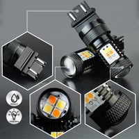 Image 4 of 3157 White Yellow Switchback LED Bulbs Set of 2
