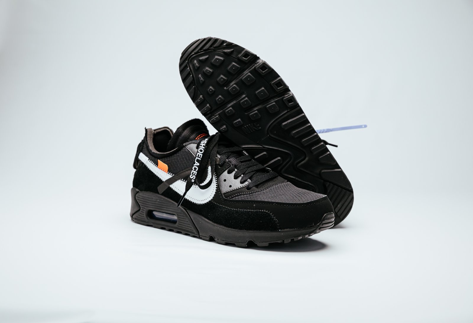NIKE × off-white    THE10 AIR MAX 90 スニーカー 靴 メンズ 安い販アイテム