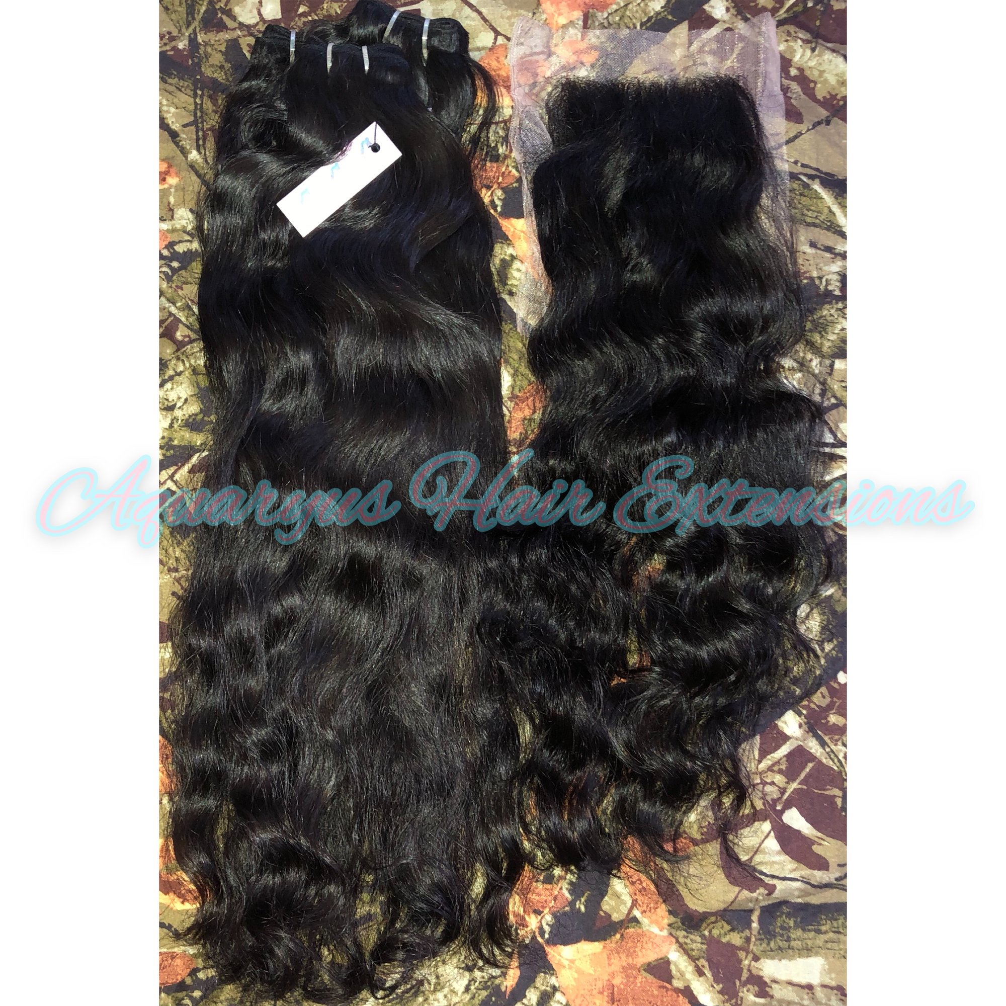 Image of S.E.A Natural Wavy 3 Bundles + Closure