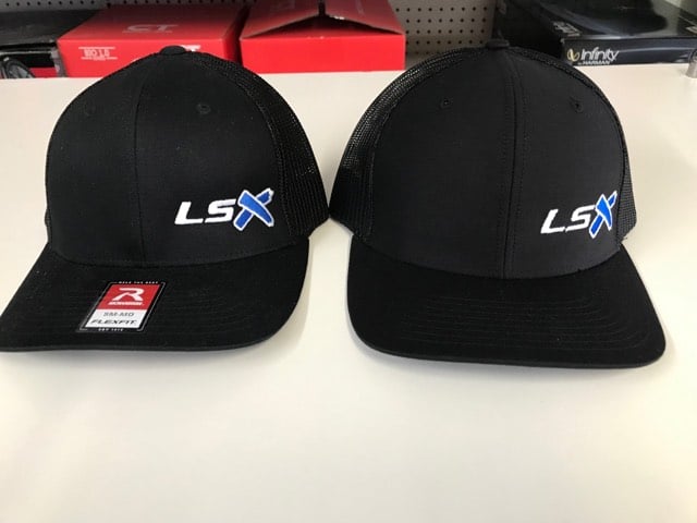 ICT Billet LS Swap Universal Fit Trucker Racing Ball Cap Hat LSX Black Gray 