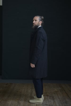 Image of EAST END COAT - Charcoal Wool £495.00