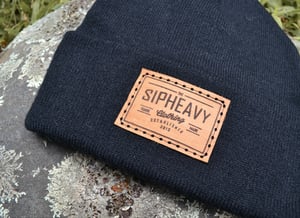 Image of Leather Patch Beanie