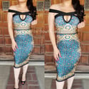 Athena Goddess Bandage Dress 