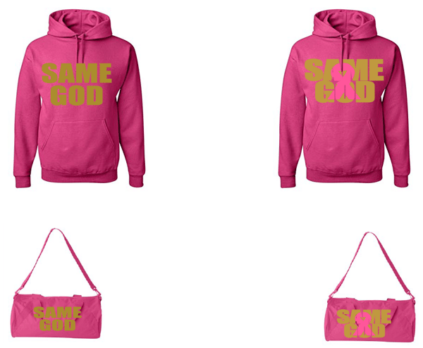 Image of Hot Pink Hoodie Breast Cancer Awareness Bundle