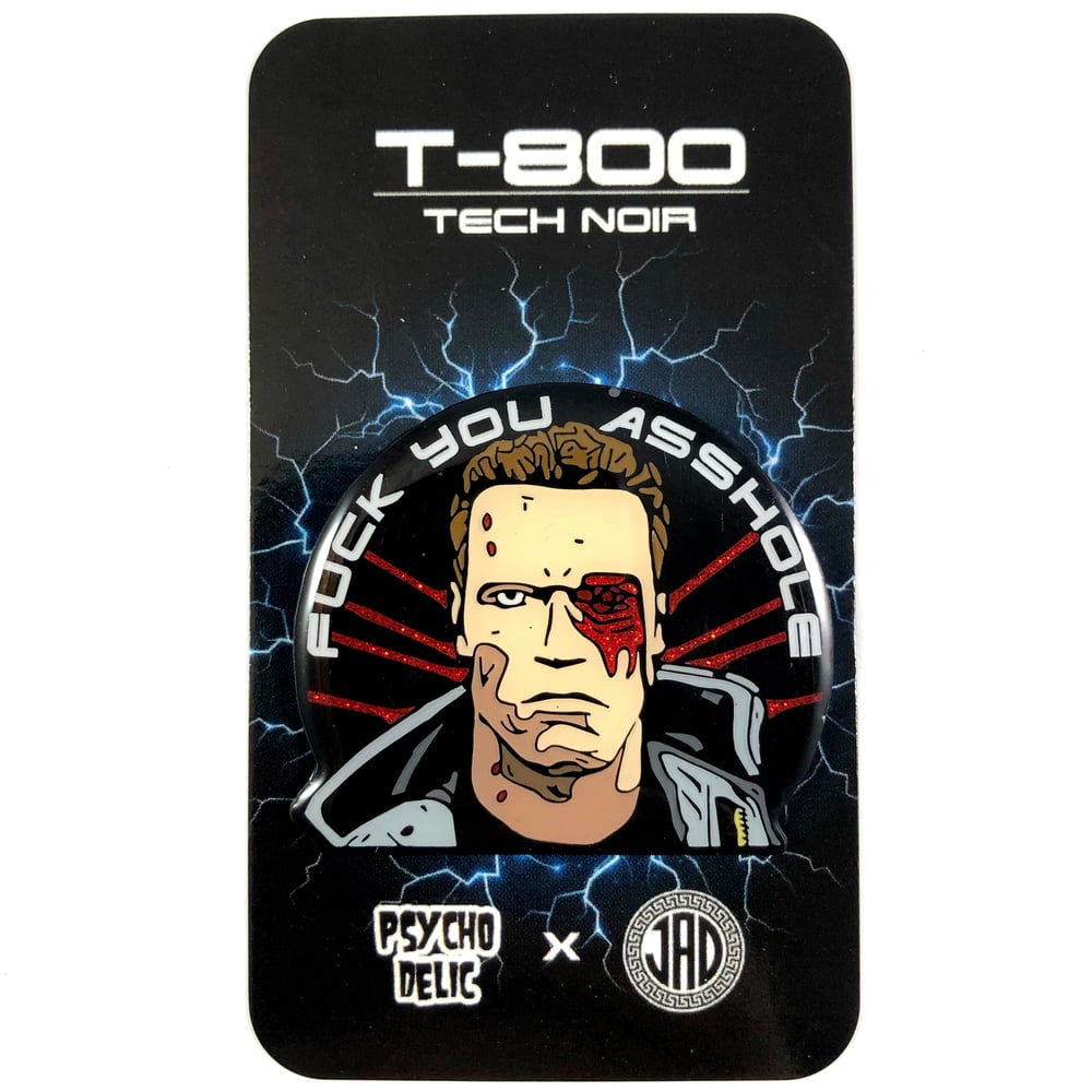 Terminator T-800 GLITTER (Enamel Pin)