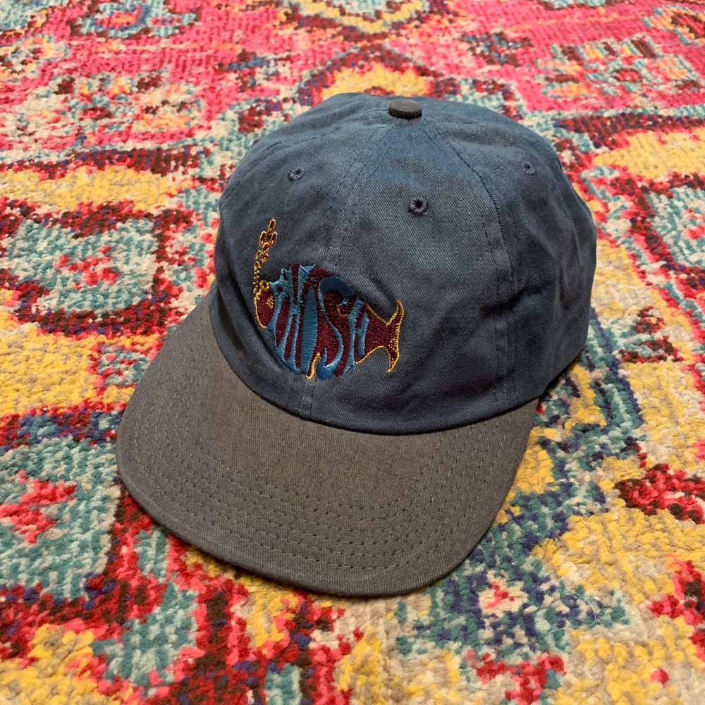 Image of Phish Original Vintage 1990's Hat! Brand NEW!  - Teal/Grey