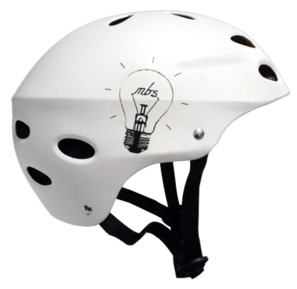 Image of MBS Helmets - White - "Bright Idea"