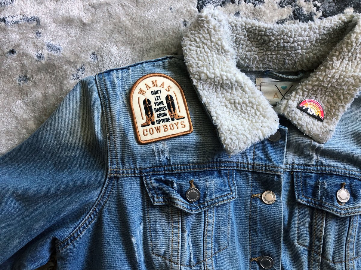Image of Mamas, Don't Let Your Babies Grow Up To Be Cowboys Patch