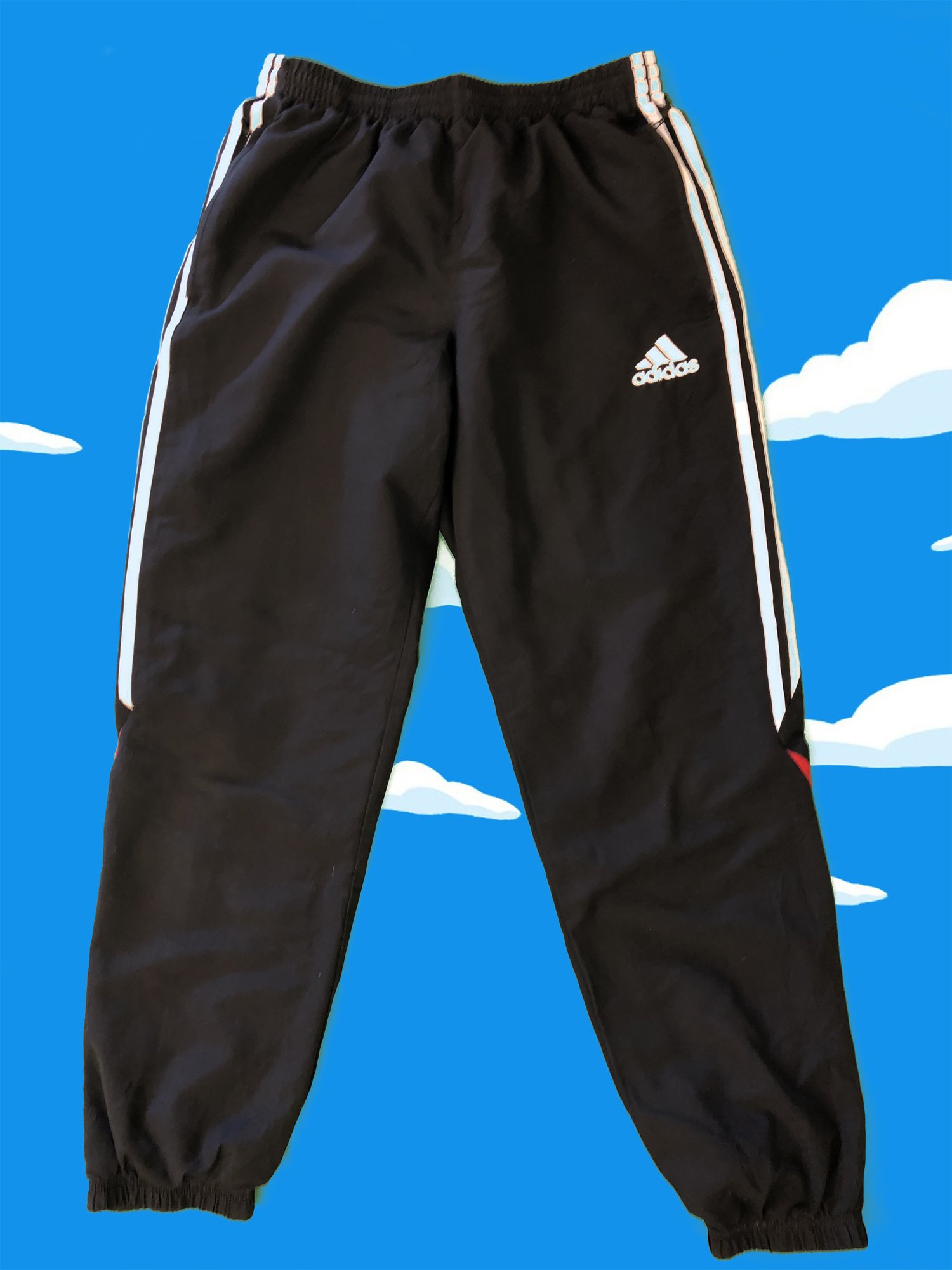 Image of Adidas Pants Black/white/red