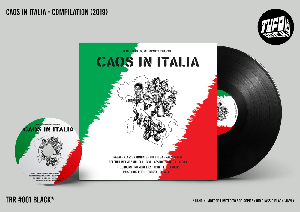 Image of "CAOS IN ITALIA" LP - Classic Black Vinyl + CD 