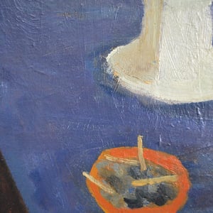 Image of 1942, Swedish Still Life Painting, 'Chestnuts,' ARWID KARLSON