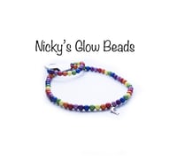 Image 1 of Glow Bead Kids Necklace & Bracelet Sets 