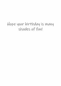 Image 2 of "50 Shades" Birthday Card, By the Yard®