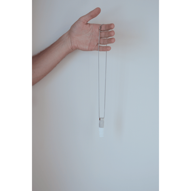 DIVINITY #2 necklace // Selenite crystal