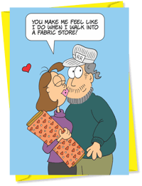 Image 1 of "Whole 9 Yards" Anniversary Card - By the Yard®