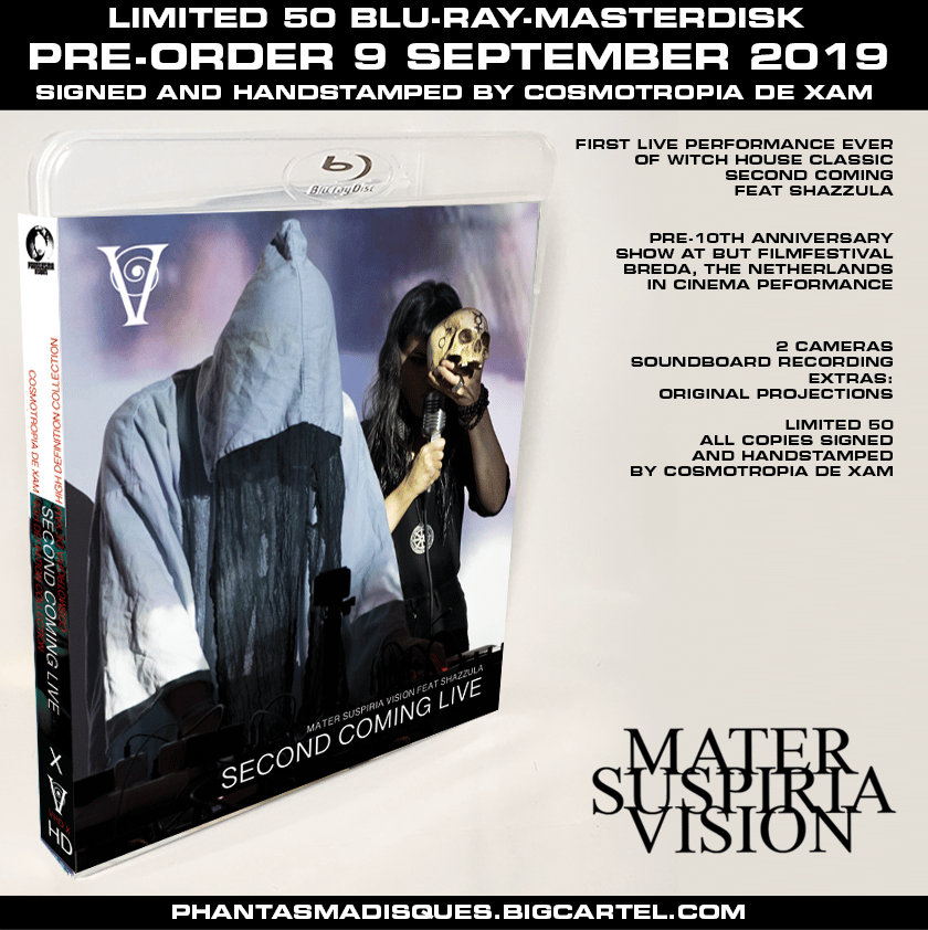 Image of MATER SUSPIRIA VISION LIVE 2019 - BLU-RAY-R (DESIGN A) SIGNED AND STAMPED, LIMITED 50
