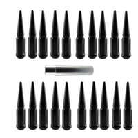 Image 3 of 24 PC Spike Lug Nuts 14x1.5mm Chrome or Black