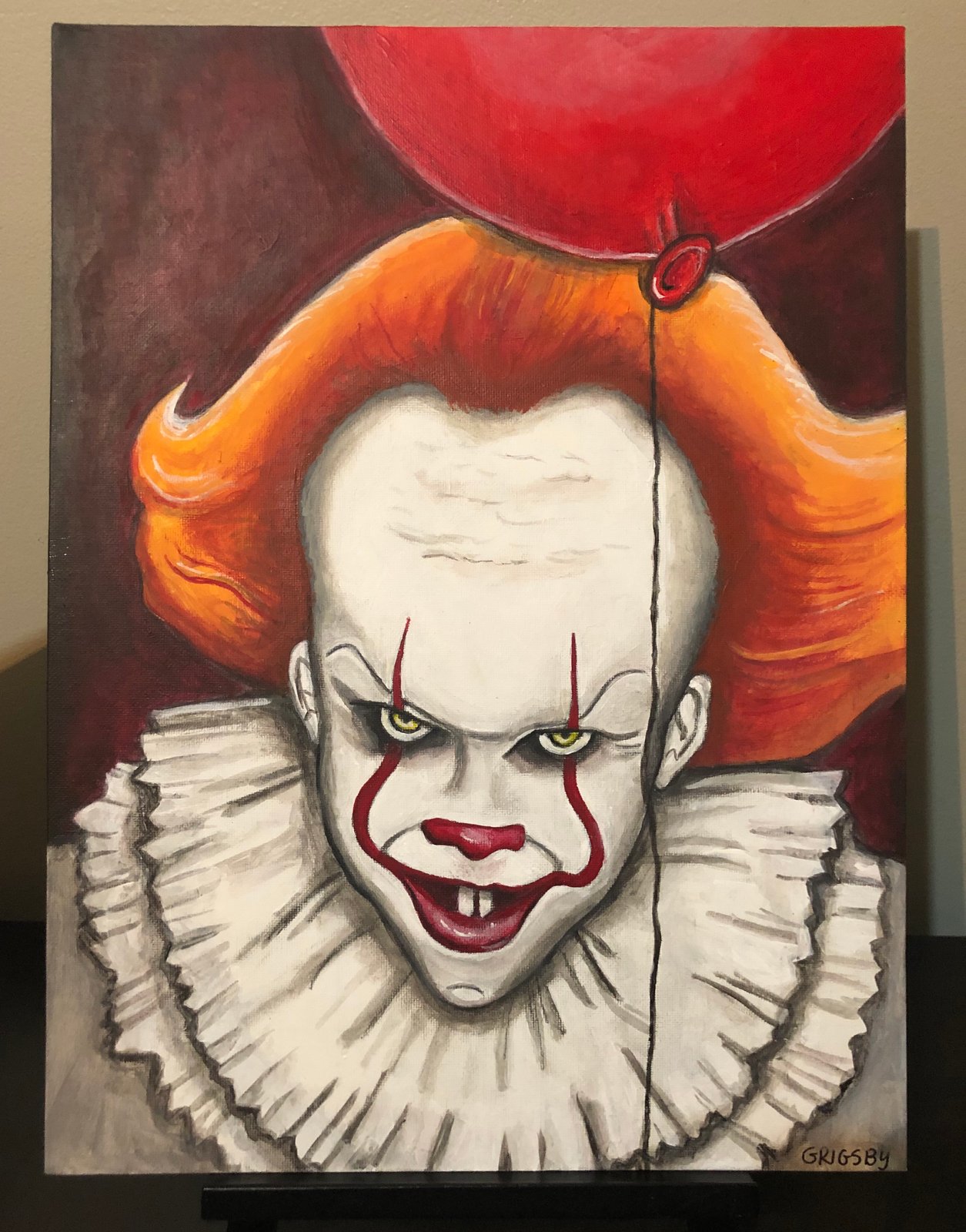 Pennywise Painting Orginal Nick Grigsby   4FDEC021 7E90 4FF0 9DC3 EC92648C16B5 