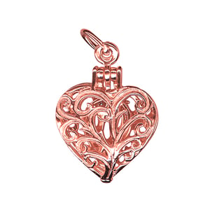 Image of Rose Gold - Intricate Heart