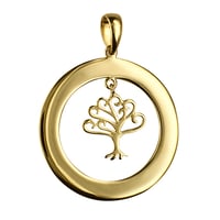 Image 1 of Tree of Life Plain Open Circle Engraving Disc