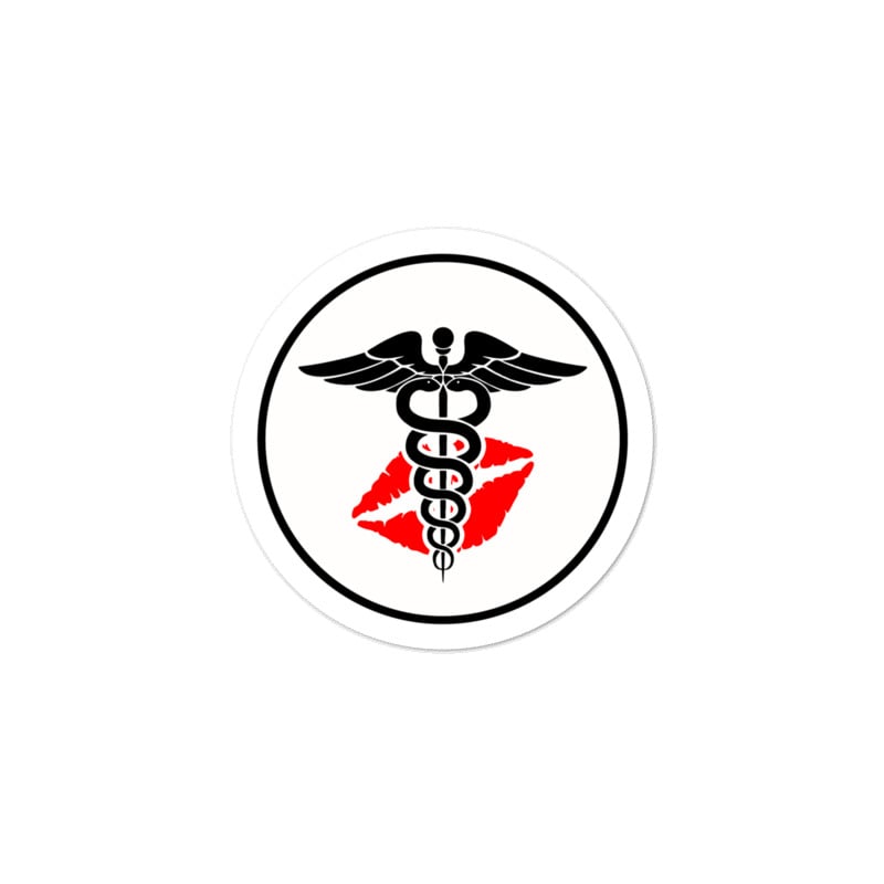 Image of Kissanurse Logo Sticker