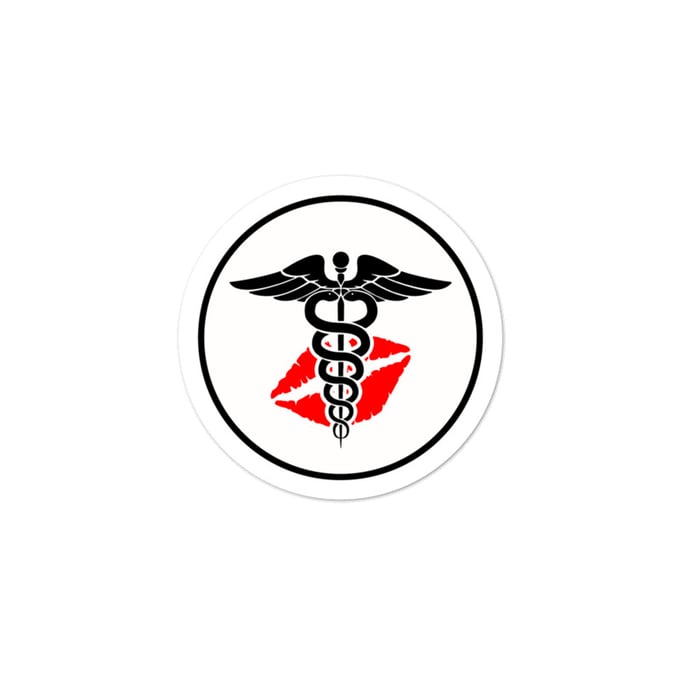 Image of Kissanurse Logo Sticker