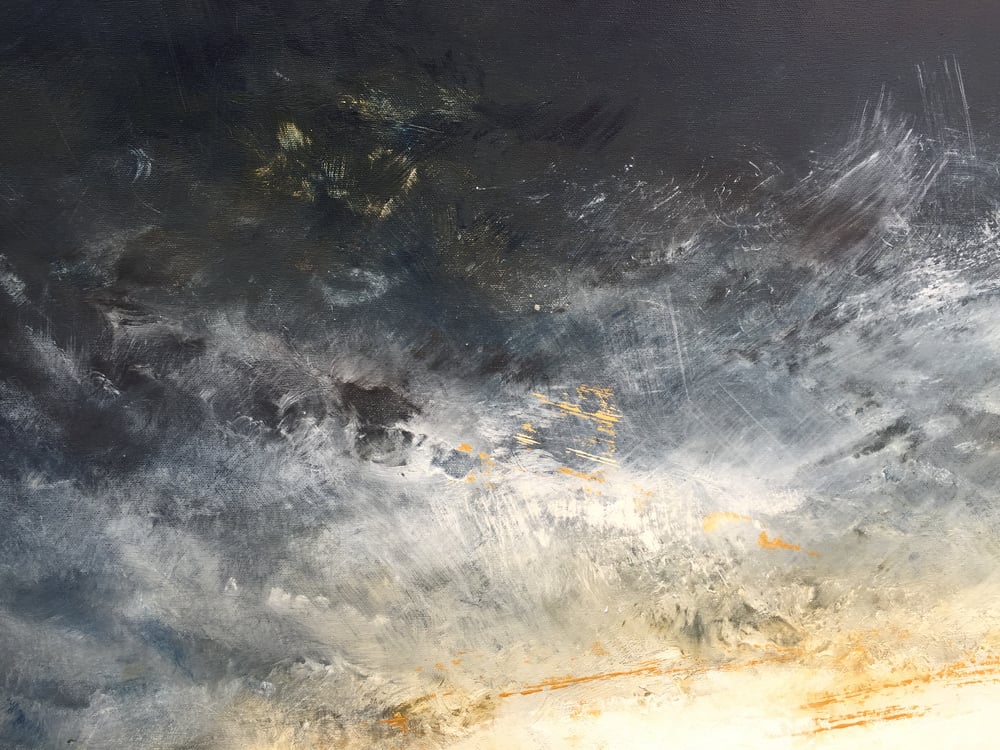 Image of Enlightenment  110 x 110cm Original Sky/seascape