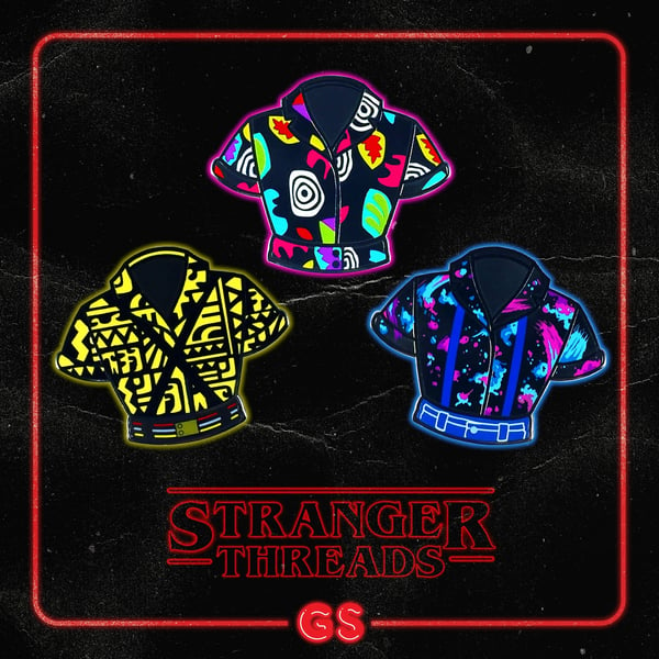 Image of Stranger Threads Enamel Pin