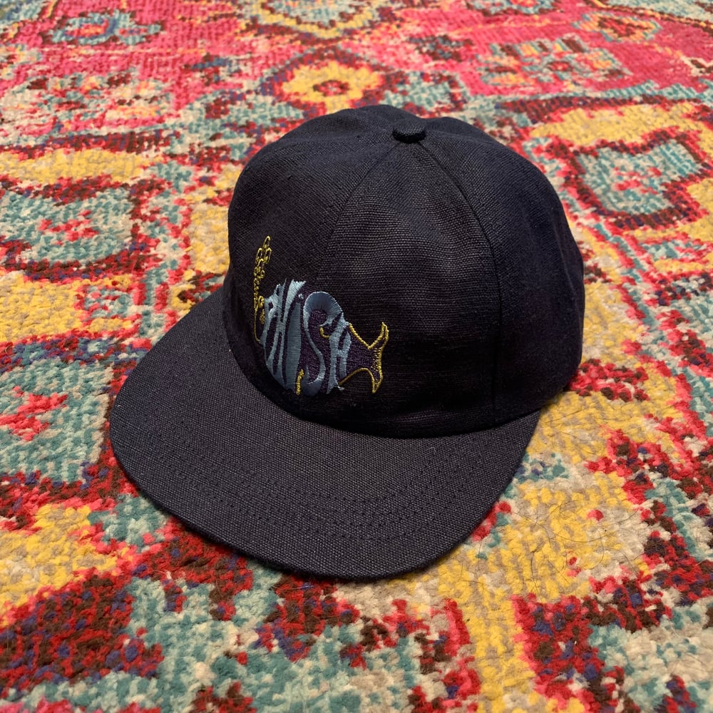 Phish Original Vintage 1990's Hemp Hat! Brand NEW! - Navy | Dead Hats