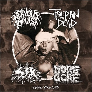 Image of Grind Your Way split CD (2019) 