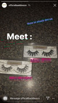 Miss diva or Miss boujee lashes