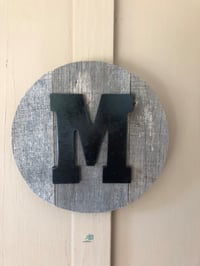 Rustic Initial - Small Round