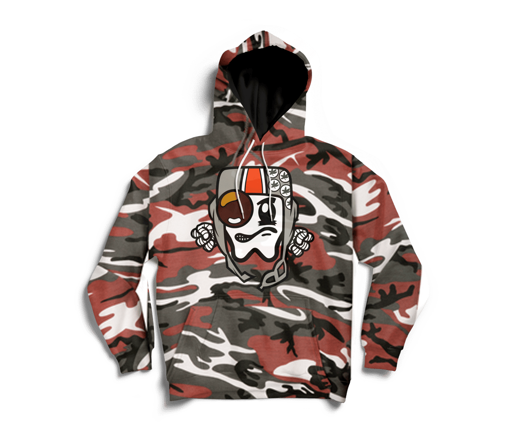 Image of OHio Sta Red Camo Hoody(Limited)