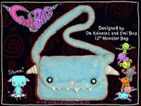 Image 1 of Gooli Bag Plush Velcro Seal Monster Purse