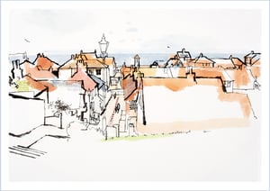 Image of Aldeburgh view - greetings card